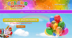Desktop Screenshot of colorsdaclown.com